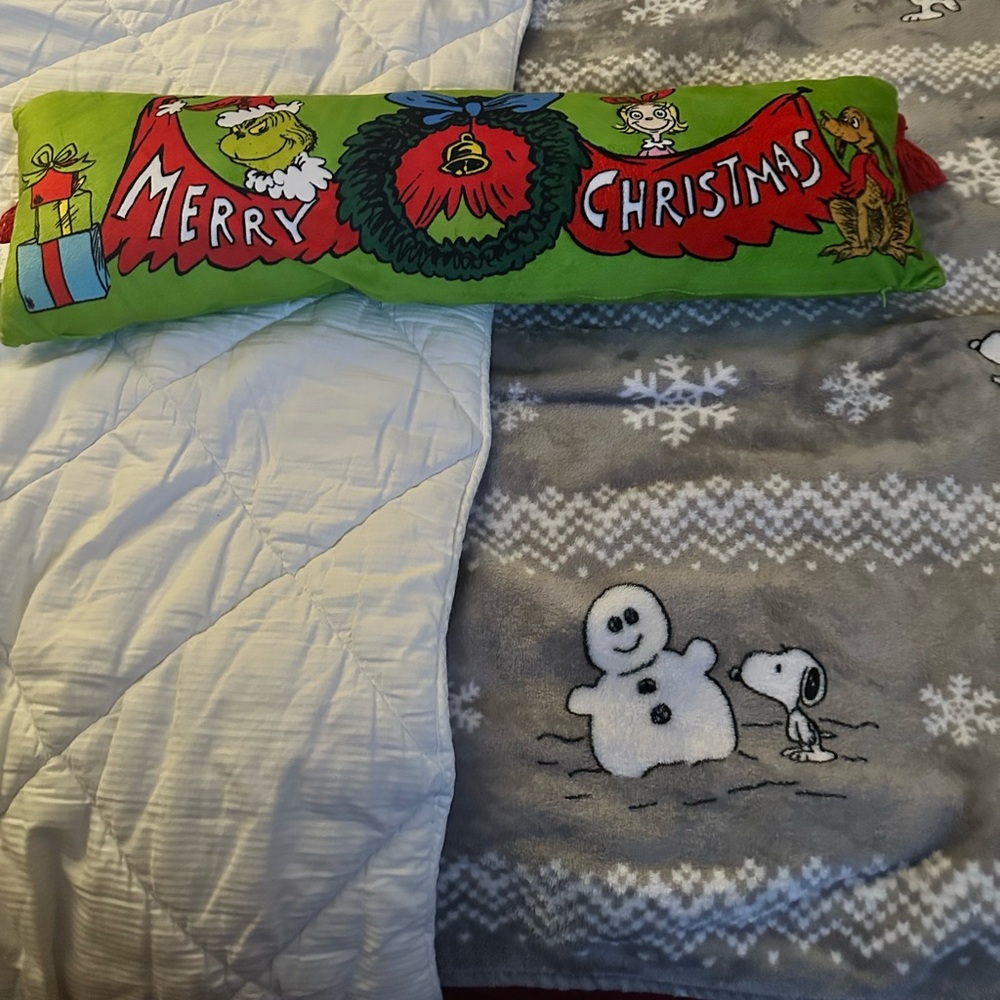 Merry Christmas Grinch Pillow